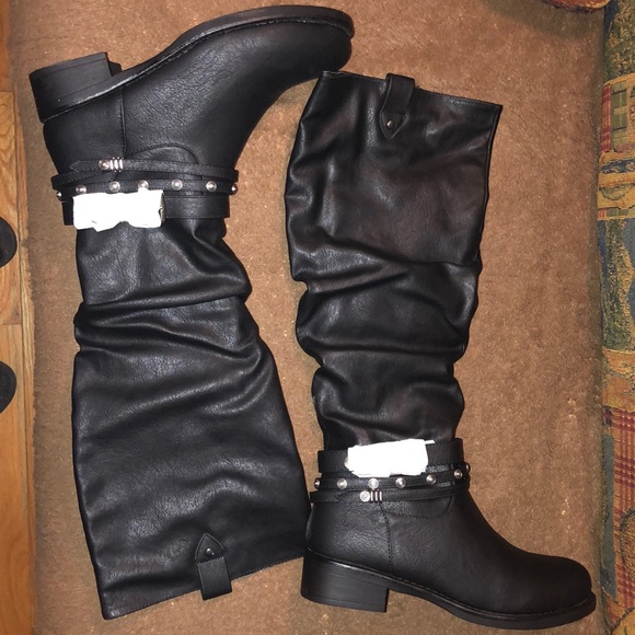 Dream Pairs Shoes - Knee high boots, black